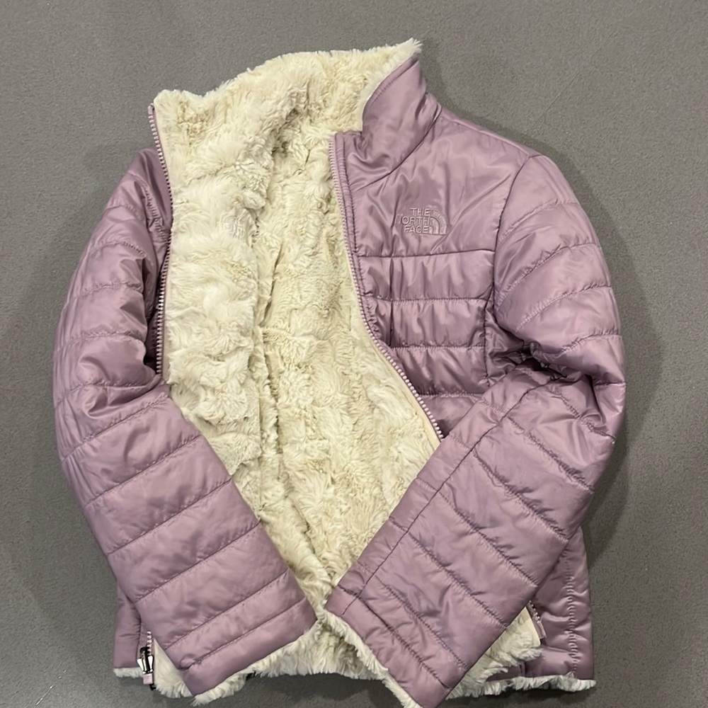 The North Face Reversible Mossbud Swirl Fleece Jacket - Like brand new.